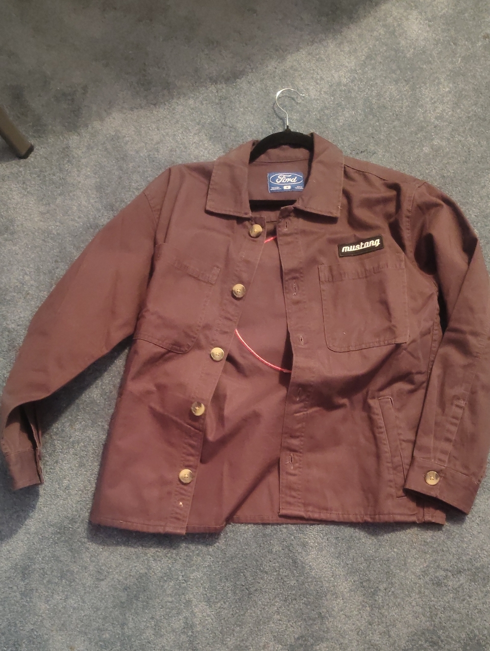 Ford Brown Mustang Work Jacket